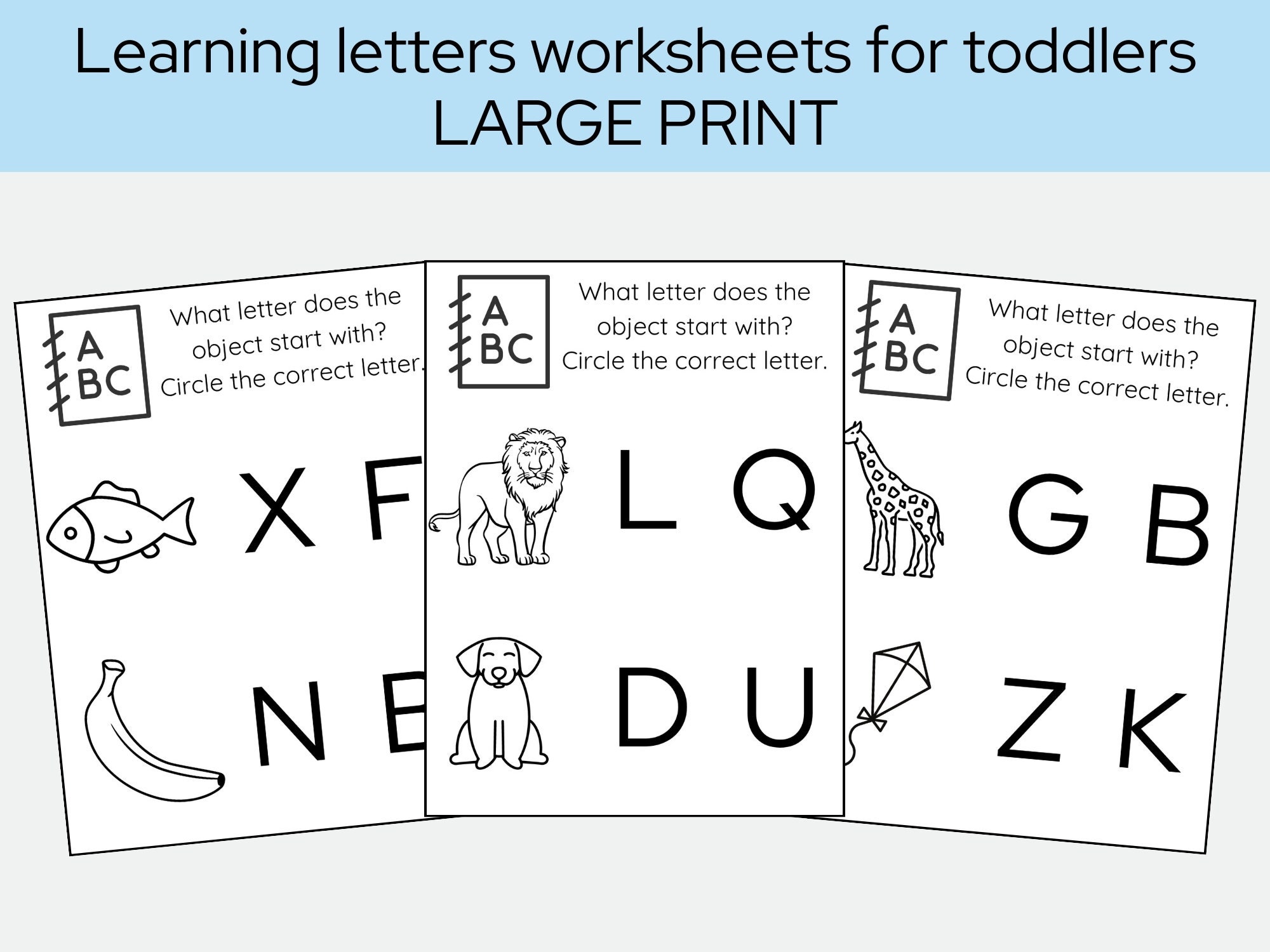 Learning Letters Worksheets Preschoolers Alphabet Worksheets for ...