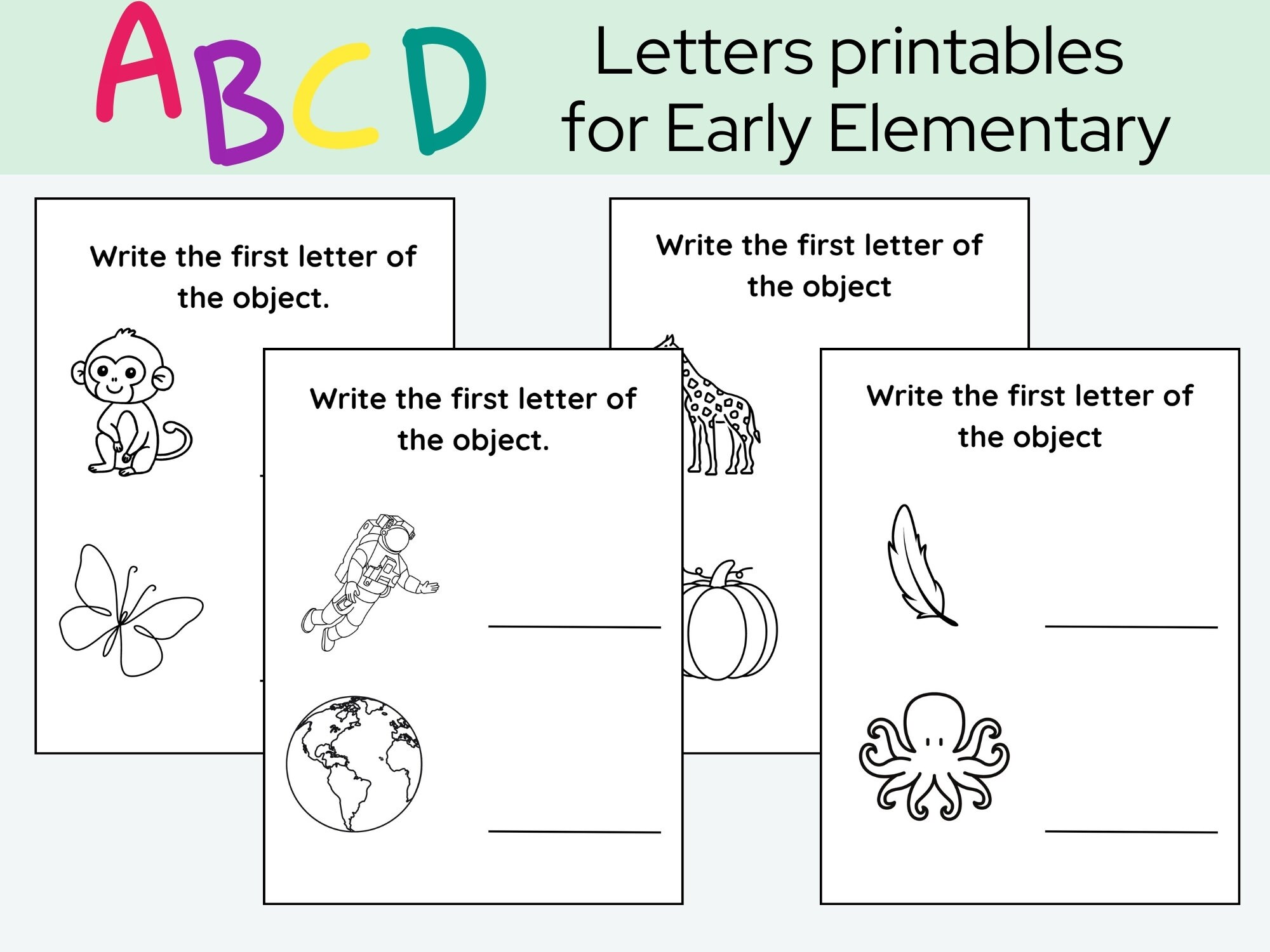 Learning Letters Worksheets Preschoolers Alphabet Worksheets for ...