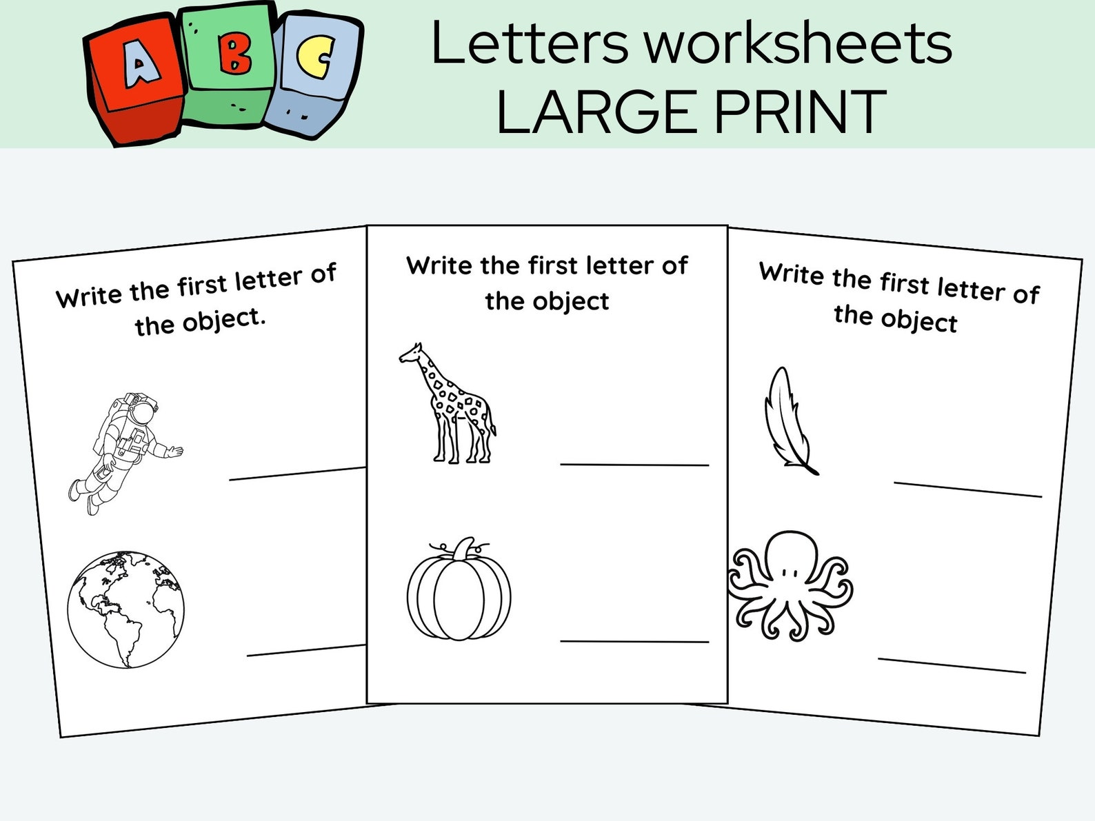 Learning Letters Worksheets Preschoolers Alphabet Worksheets for ...