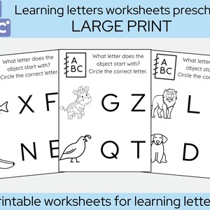 Learning Letters Worksheets Preschoolers Alphabet Worksheets for ...
