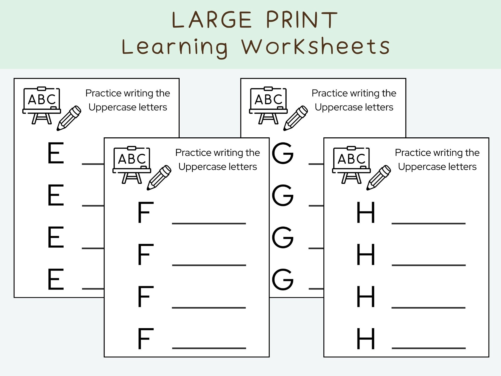 Printable Educational Worksheets for Preschoolers Handwriting Practice Activities Preschool ...