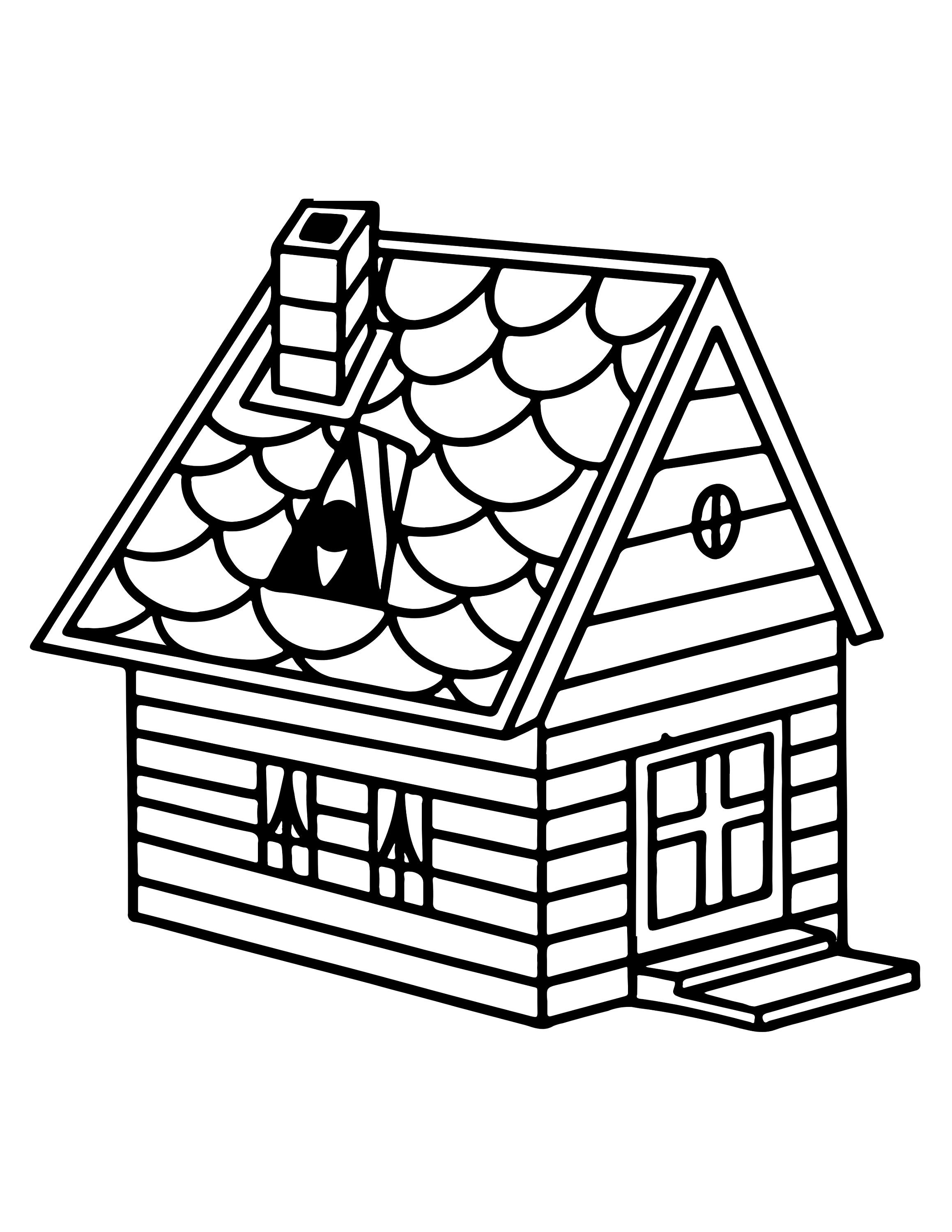 Printable Picture Of A House : House Coloring Pages House Printables Printable Coloring