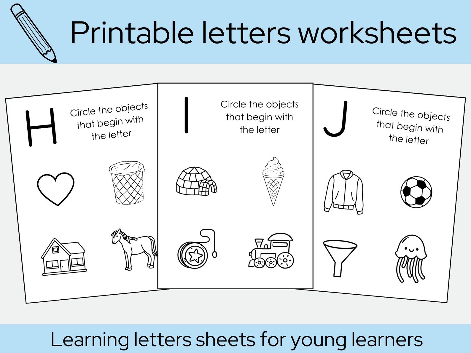 Learning Letters Worksheets Preschoolers Alphabet Worksheets for ...
