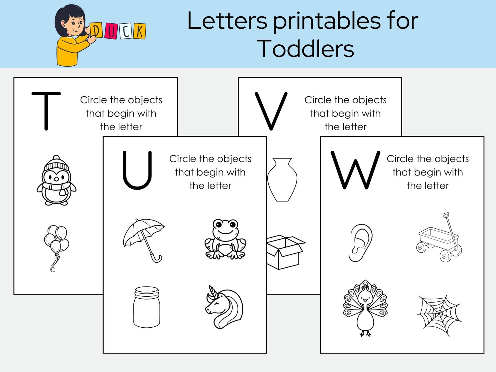Learning Letters Worksheets Preschoolers Alphabet Worksheets for ...
