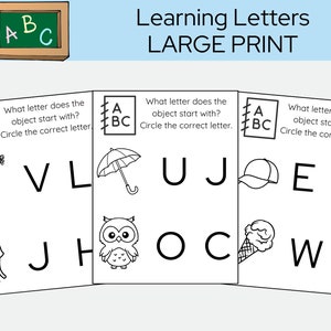 Learning Letters Worksheets Preschoolers Alphabet Worksheets for ...