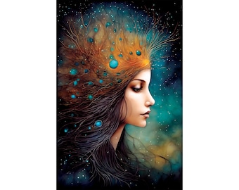 Daydreamer, Surreal Art, Digital Download, Fantasy Art, Printable Art, Printable Wall Art, Canvas Print, Canvas Wall Art, Canvas Art, Dreams