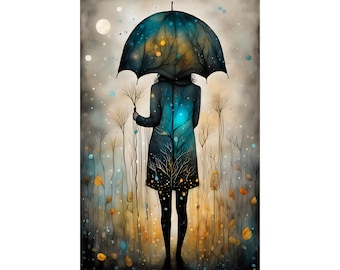 Manier van liefde, romantische kunst, digitale download, surrealistische kunst print, fantasie kunst, surrealistisch landschap, afdrukbare digitale kunst, canvas print, Ai Art