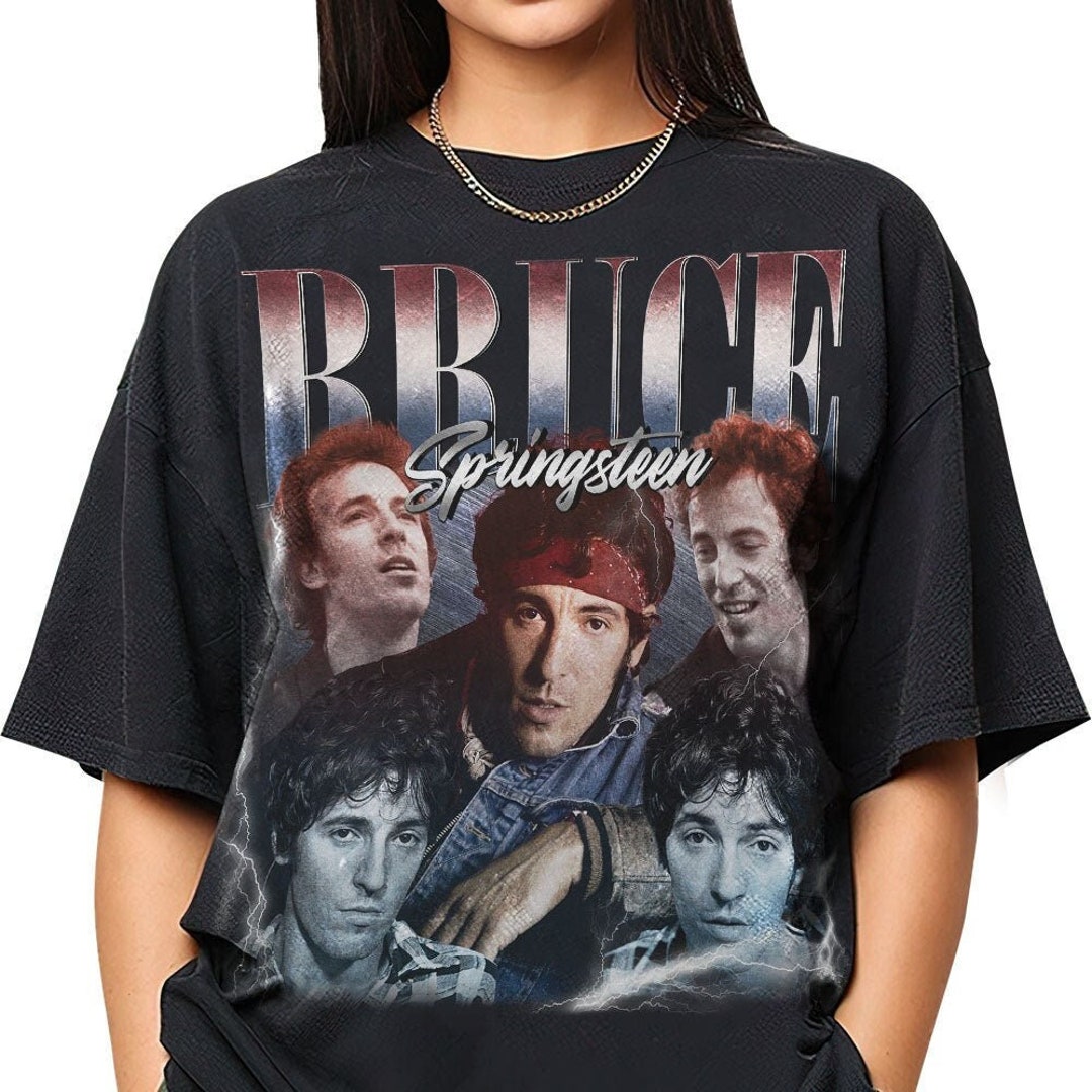Bruce Springsteen Merch Tee Top Selling Long Sleeve Boss Etsy Canada