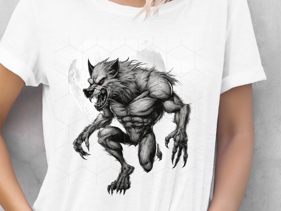 Werewolf Svg Filewerewolf Pngwolf Png Wolfman Pngwerewolf - Etsy