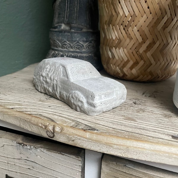 Golf Granit-Stein Gti - classic inspired sculpture | Andenken ans GTI-Treffen |Skulptur | VW| Wandobjekt | Art | Oldtimer | Classic | Beton