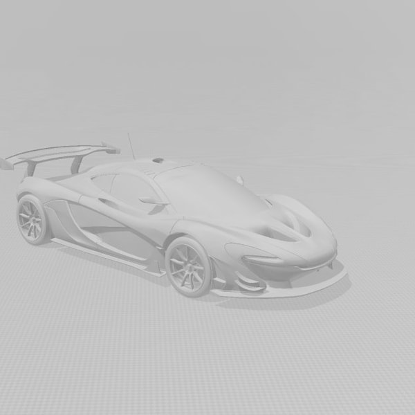 McLaren P1 3D stl file iconic cars stl Super Car 3d stl file