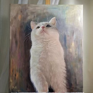 Hand Painted Custom Pet Oil Paintings