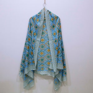 Printed Sarong Scarves, Decorative Floral Print Cotton Wrap Dupatta Handmade, Women&#39;s Beach Pareo , Sarong Scarf