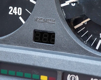BMW e30 instrument cluster voltmeter gauge modul add-on