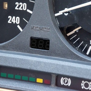 BMW e30 instrument cluster voltmeter gauge modul add-on