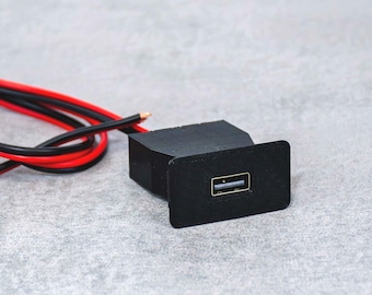 BMW E30 USB Charger, 24W Fast Charge, OEM Style