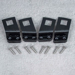 4x BMW E46 Prefacelift Headlight Replacement Mounting Bracket Holder Plastic Clip Repair Kit - Both Side SET