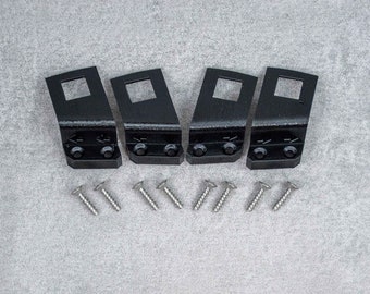 BMW E46 Prefacelift Headlight Mounting Bracket Repair Kit - Both Sides (4 piece set)