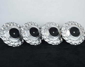 BILLET ALUMINUM BMW e30 Style 5 Wheel Center Caps – 4x100 15" Hubcaps, Set of 4