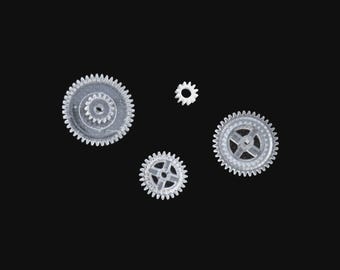 Gear repair kit odometer BMW E34 kilometer EURO km/h speedometer cluster miles counter fix