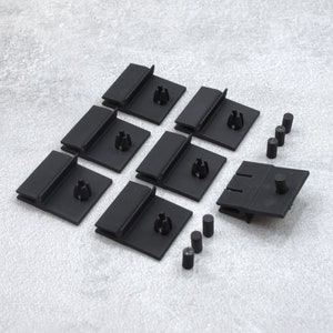 1x / 7x Staffa di montaggio per clip spoiler/grembiule BMW E30 M Technic 2 51712239711 SET