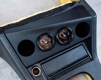 BMW E30 Front Center Console Gauge Mount - 4x 52 mm (VDO)