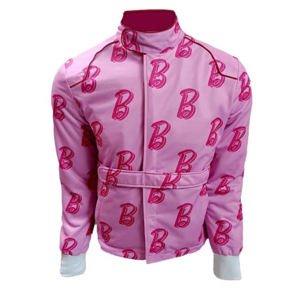 Chaqueta bomber rosa de Halloween Ken de Ryan Gosling