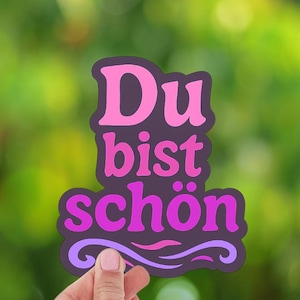 Motiverende sticker: Je bent mooi. Motivatiesticker Laptop Planner Dagboek Zelfliefde Aanmoediging Succes Geluk Inspiratie Mindfulness
