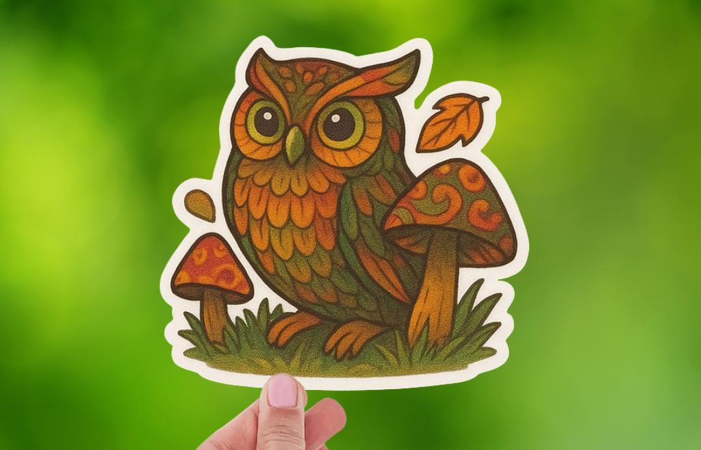 Waldtiere Sticker Set – Handgefertigte Aufkleber Für Journal, Planer & Deko