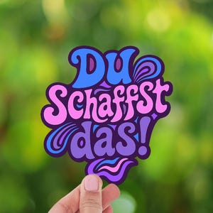 Motiverende sticker: Jij kunt het! Motiverende stickers voor laptop, planner, bullet journal, aanmoediging, motivatie, succes, cadeau-idee