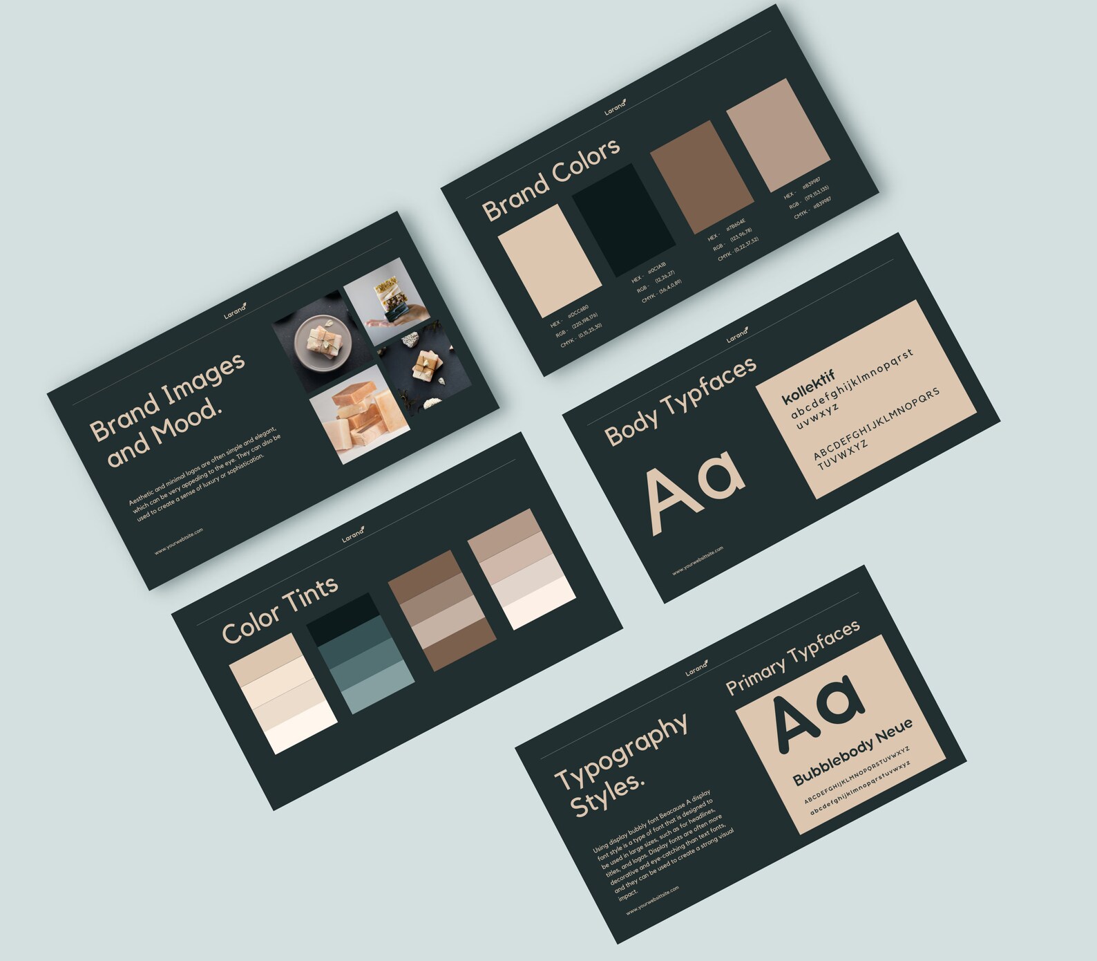 Editable Brand Guideline Templates for CANVA / CANVA Brand Presentation ...