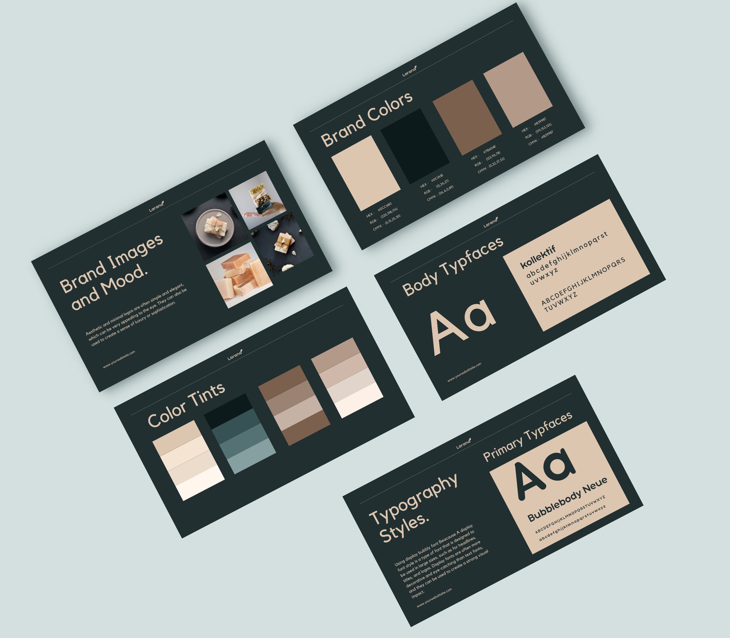 Editable Brand Guideline Templates for CANVA / CANVA Brand Presentation ...