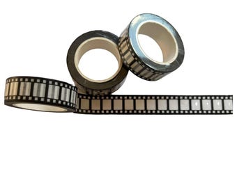 Retro Film Roll Washi Tape: Vintage Photo Scrapbook Craft