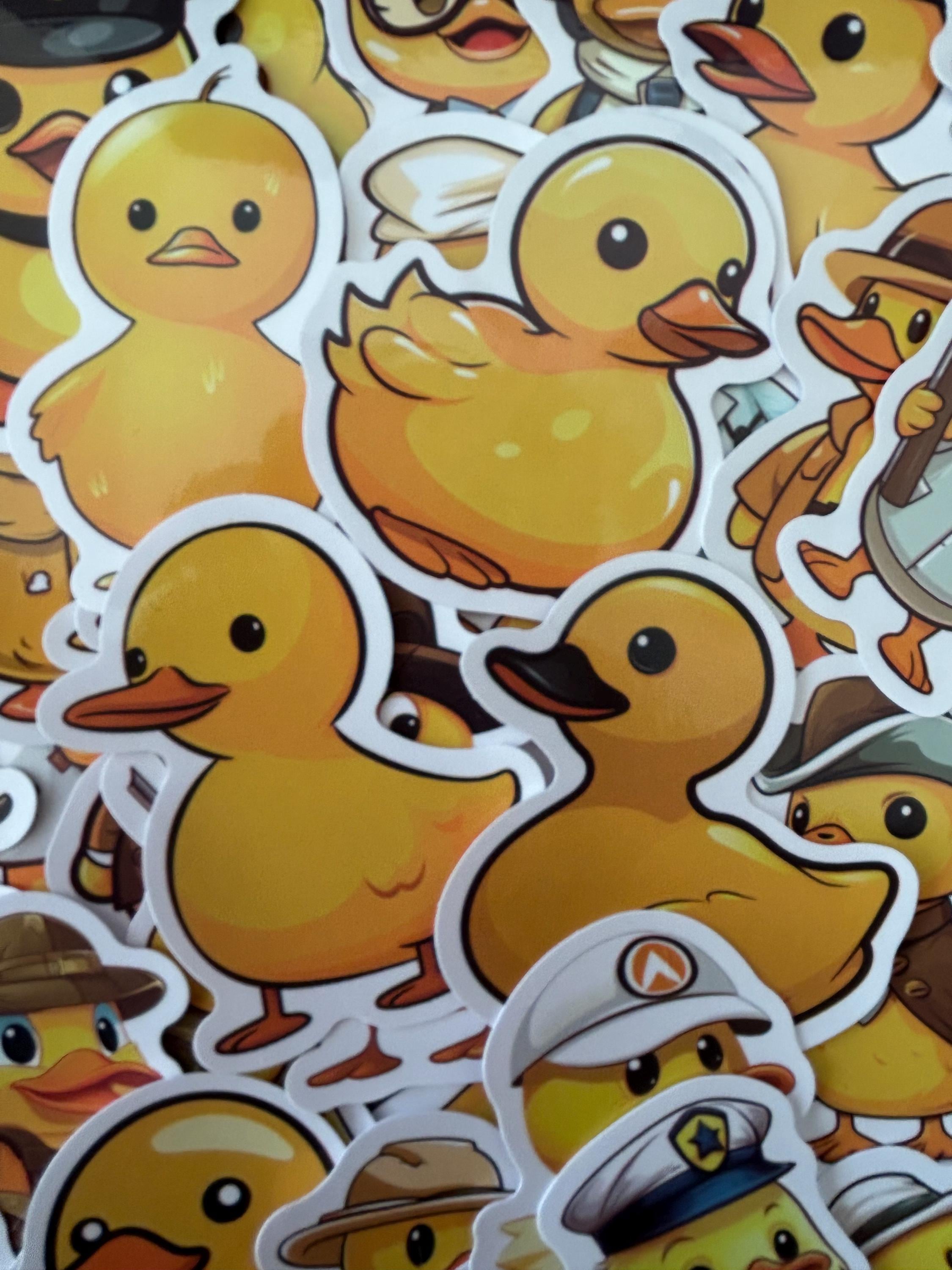 Duck Stickers Pack | Waterproof Vinyl Decals, Costumes - Etsy UK