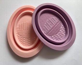 Limpiador de pinceles plegable: recipiente para agua para artistas, accesorio de estudio
