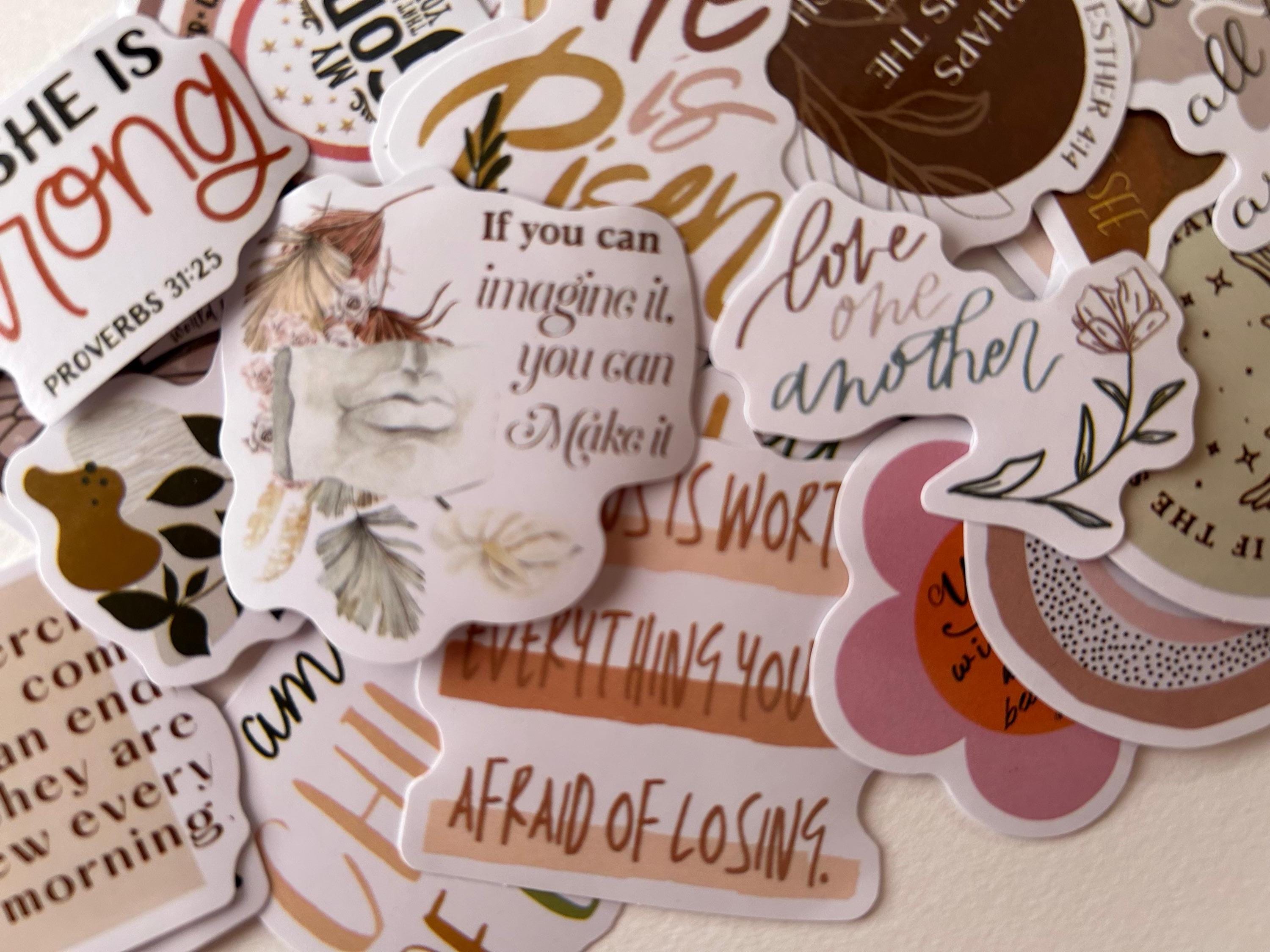 50 Religious , Prayer Sticker Pack, Christian Stickers for Journalling ...