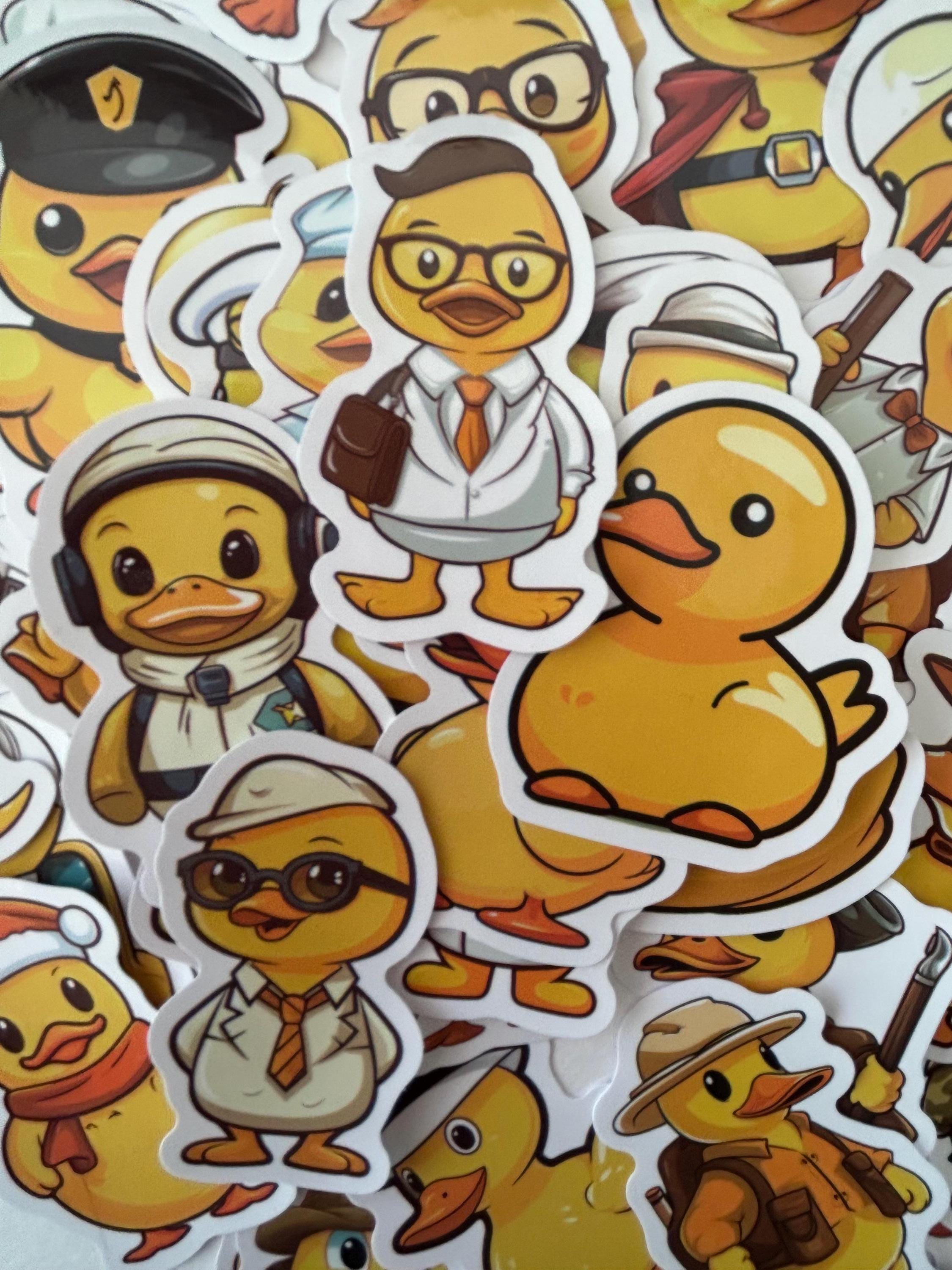 Duck Stickers Pack | Waterproof Vinyl Decals, Costumes - Etsy UK