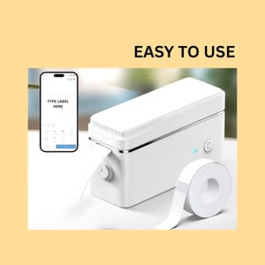P31 Mini Label Maker with Tape: Wireless Portable Thermal Printer