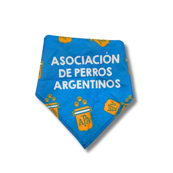Argentina Soccer Dog Bandana, Dog Apparel, Copa America, Soccer Player Gift, Lionel Messi, Pet Accessories for Dog Lovers, Sports Gift