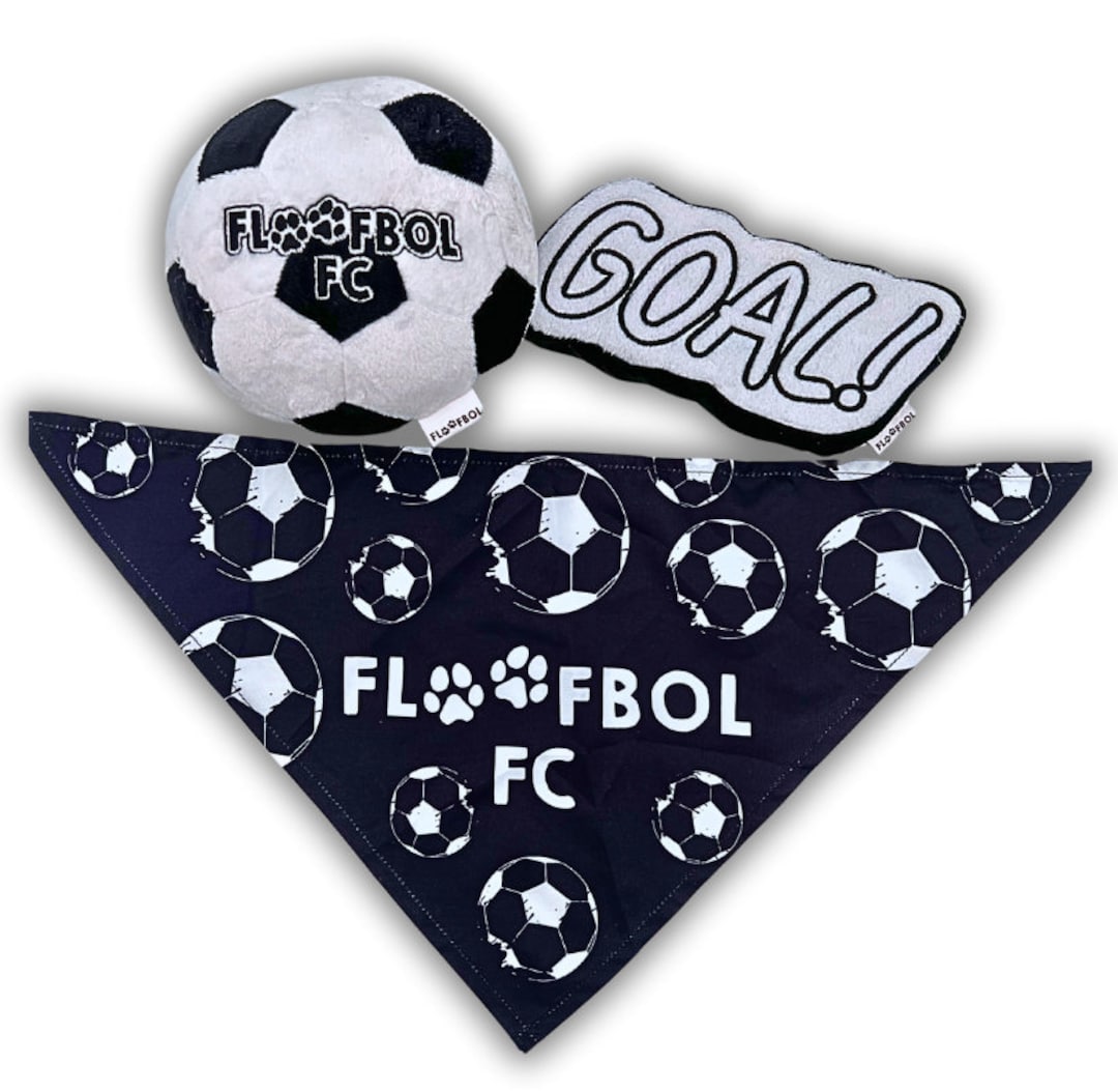 Dog Apparel, Soccer Plush Dog Toy, Squeaky Soccer Ball Dog Toy, Soccer