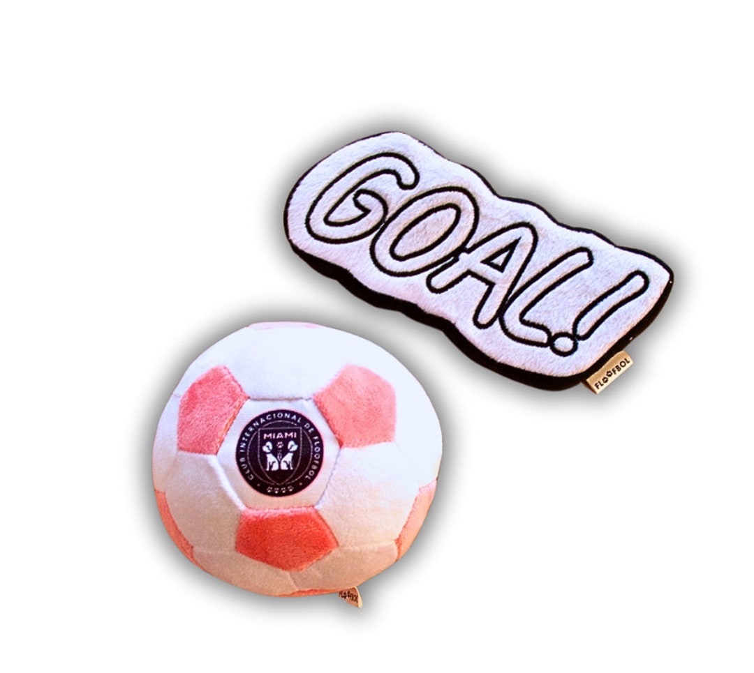 Soccer Plush Dog Toy, Squeaky Soccer Ball Dog Toy, Soccer Player Gift