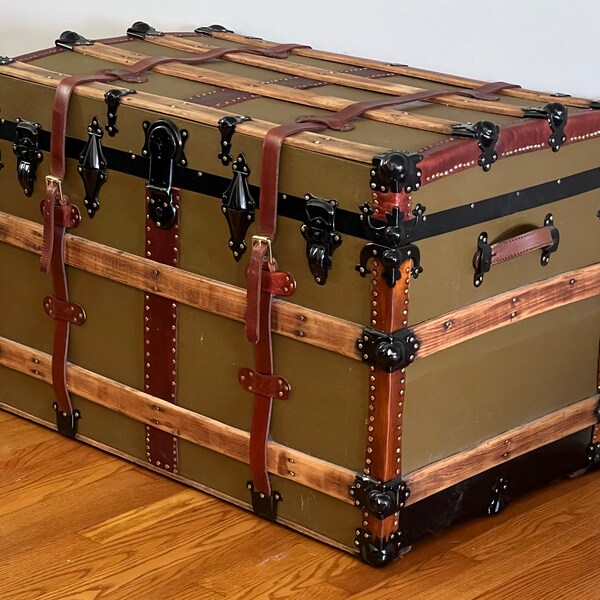 Antique Trunk Etsy