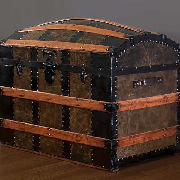 Antique Trunk Etsy