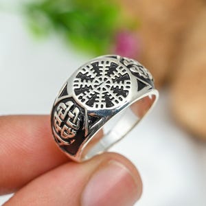 Sterling Silver Spinner Ring: Boho Meditation Anxiety Relief