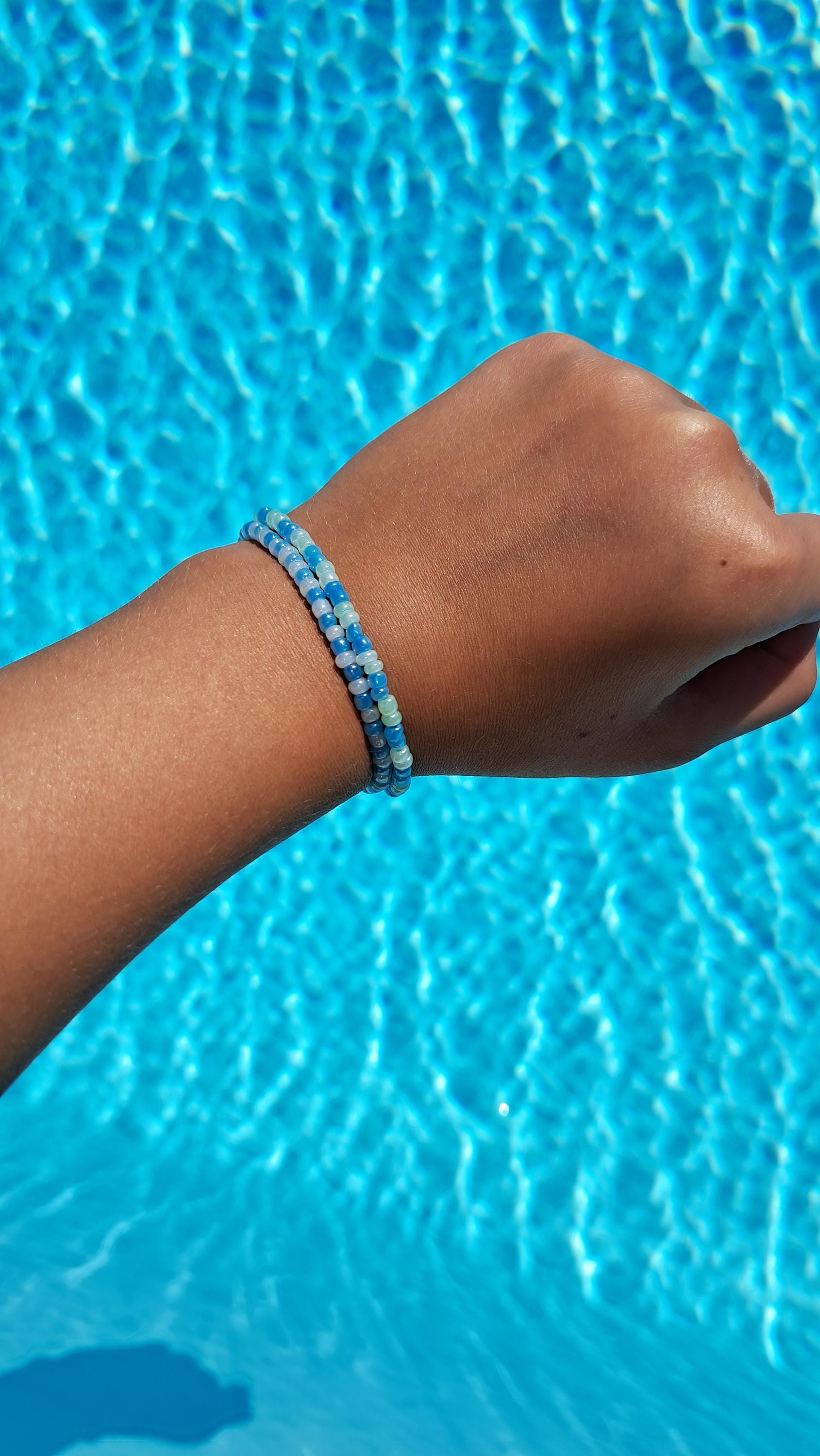Classico Perlenarmband Como in dunklem Blau