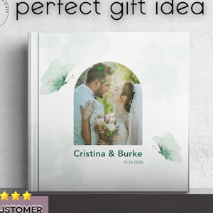Personalized Wedding Photo Album Gift Custom Wedding Photo Gift Picture Keepsake Engagement Gift Photo Book Custom Pictures Anniversary Gift