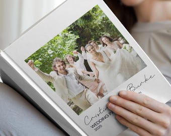 Wedding Album Personalized Photo Album Gift for Wedding Albums Bridal Shower Memory Book Photo Gift Keepsake Book for Wedding Gifts for Her