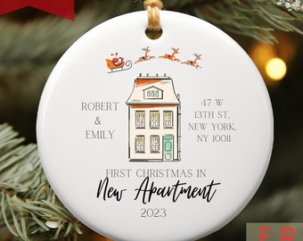 Housewarming Presents New Home Ornament New Home Keepsake New House Ornament First Christmas in New Home Ornament Our First Christmas