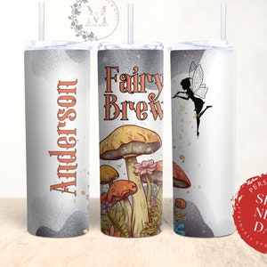 Mushroom Tumbler with Lid and Straw Mushroom Lovers Gift Personalized Tumbler with Straw Mothers Day Gift Custom Tumbler Mushroom Mug
