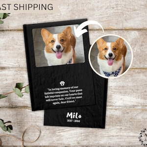 Custom Journal Gift for Dog Lovers Mom Gift for Pet Owner Journal Sympathy Gift Dog Photo Journal Personalized Journal Memory Gift for Her
